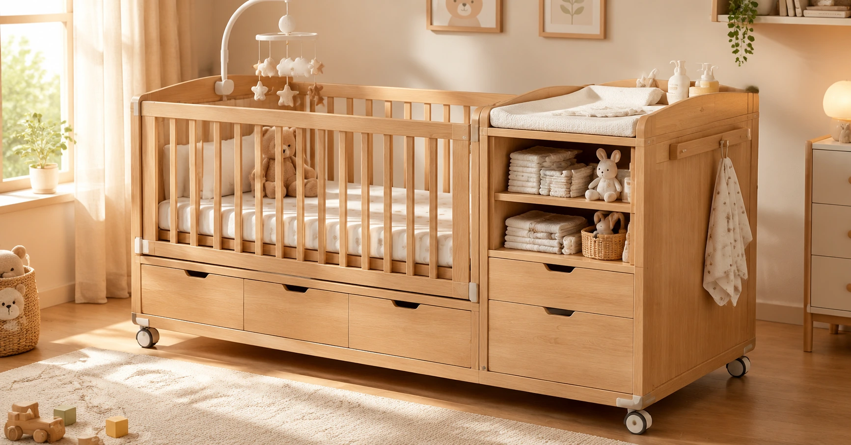 Karr-bed multifonksionel: Yec'hed ha fent evit ar bugel - image 2